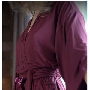 wrap Top in Burgundy -- one size -- intimates